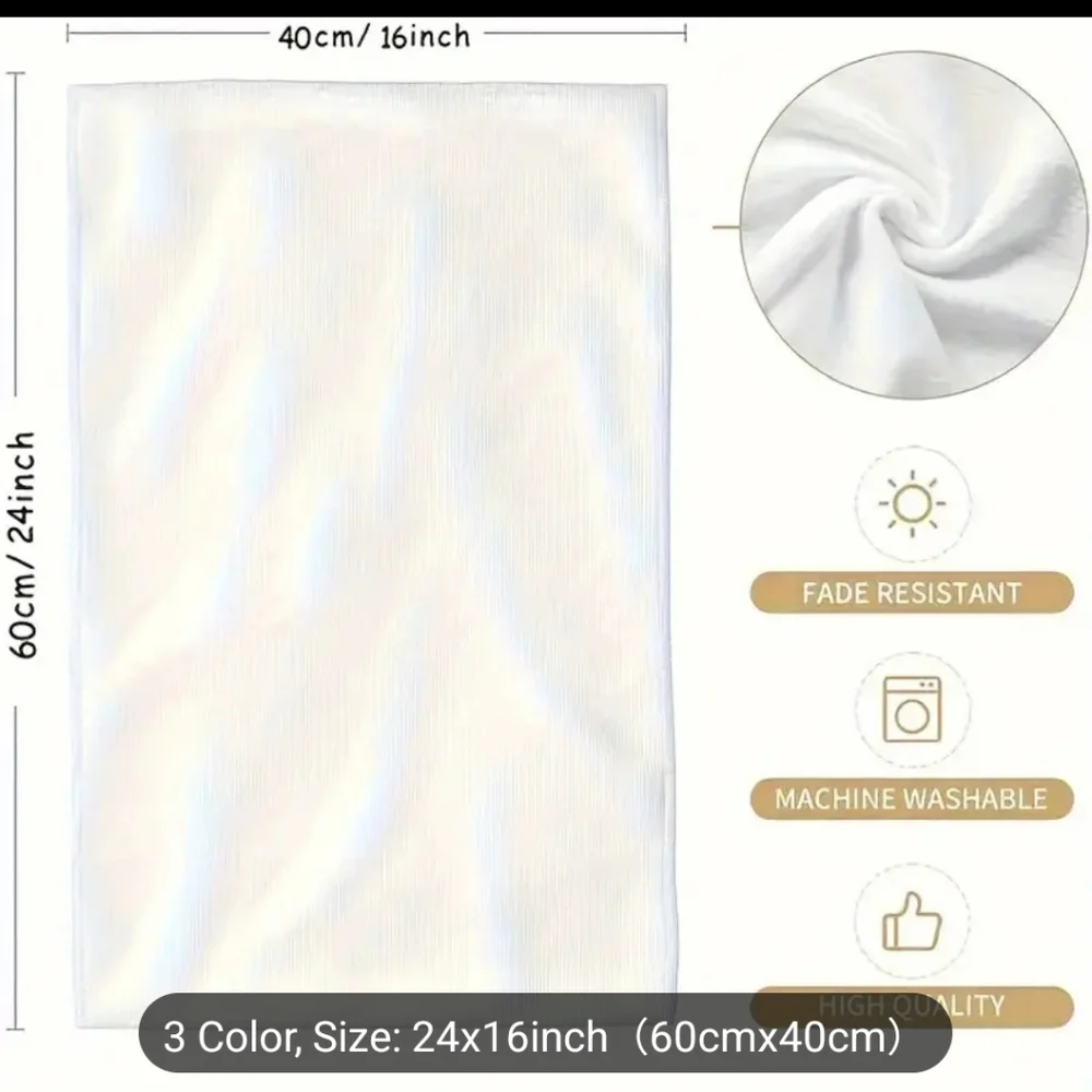 I Wish I Was As Thin As My Patience Hand Towel New 16